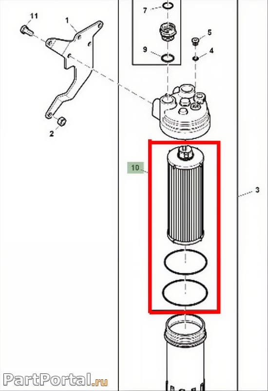 картинка Масляный фильтр AL232896 John Deere от магазина partportal