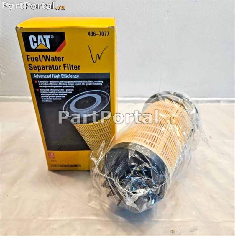 фотография 436-7077 фильтр топлива CAT на сайте Торг-Фильтр
