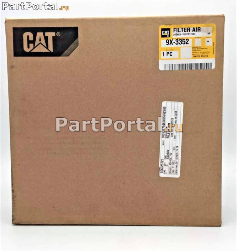 картинка 9X-3352 фильтр воздуха CAT на сайте partportal.ru